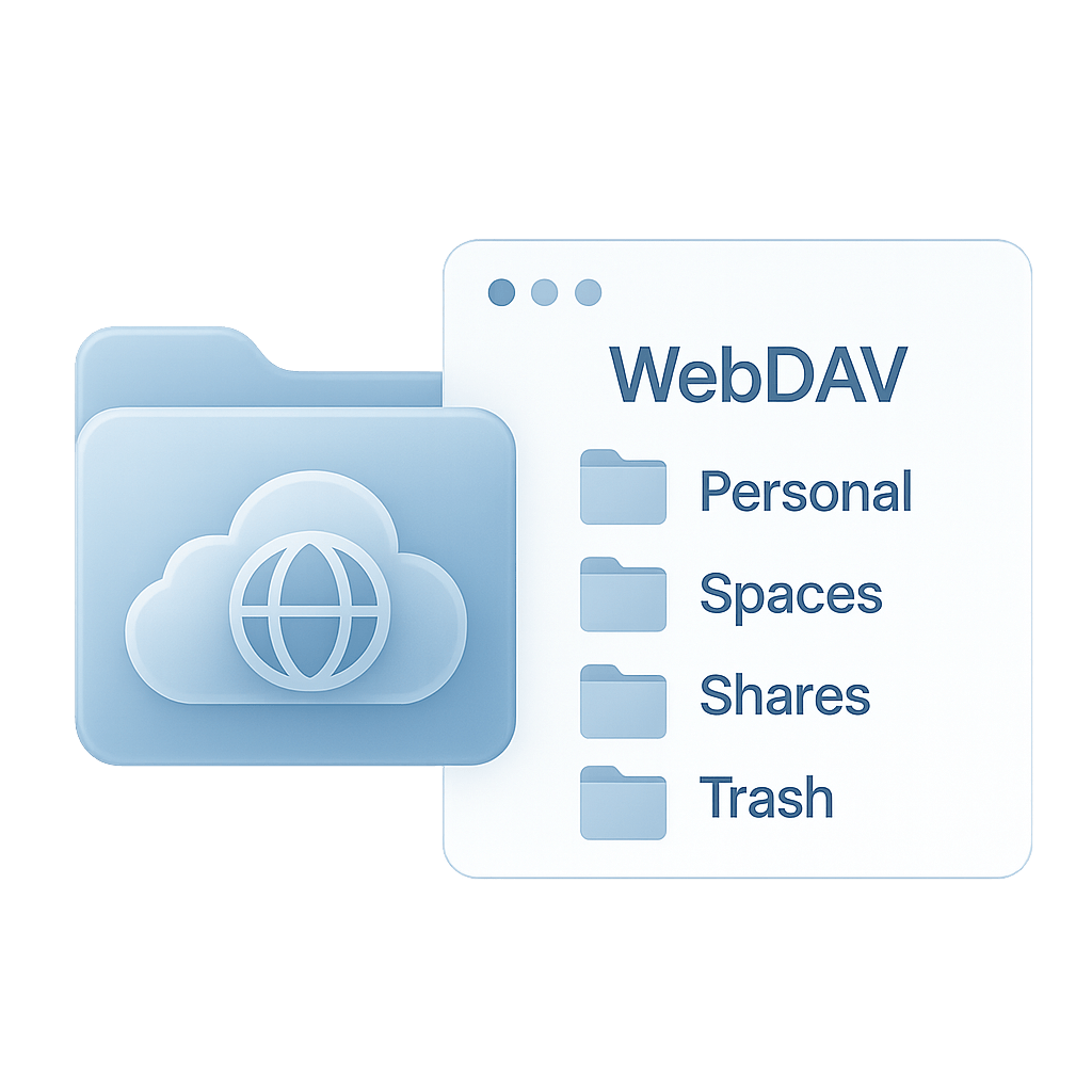 Interface d'accès WebDAV Sync-in